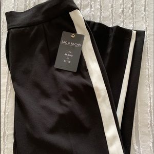 Zac and Rachel dress pant with white stripe